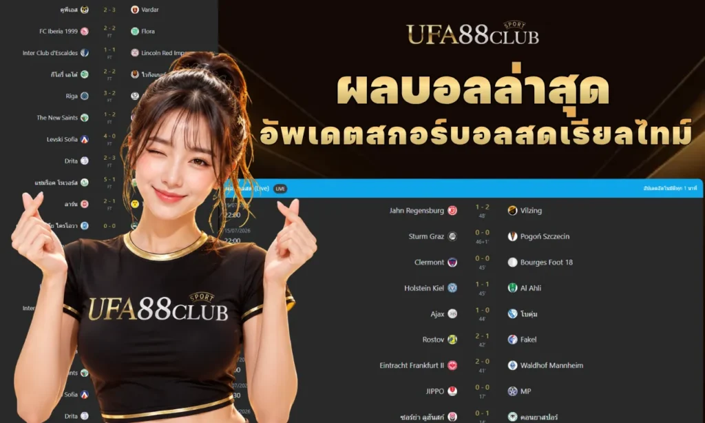 ผลบอลล่าสุด